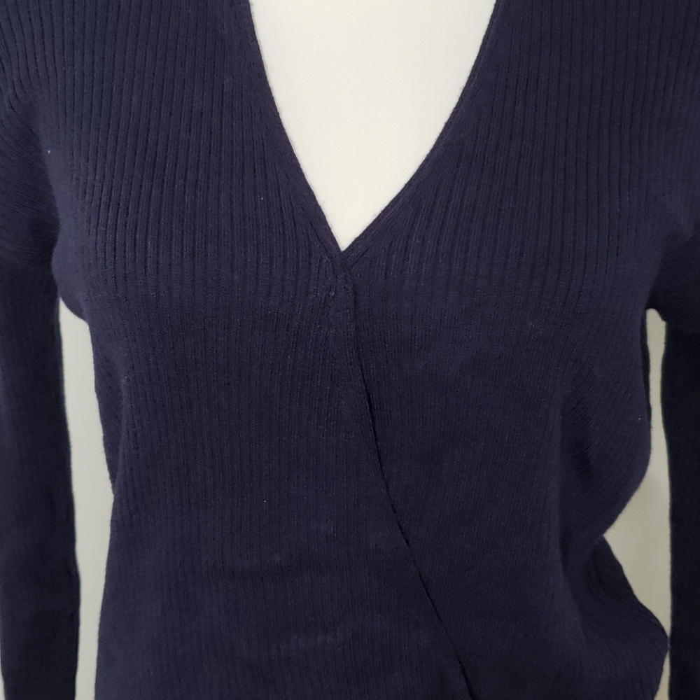 Elodie Wrap V Neck Sweater NWT - Picture 3 of 6